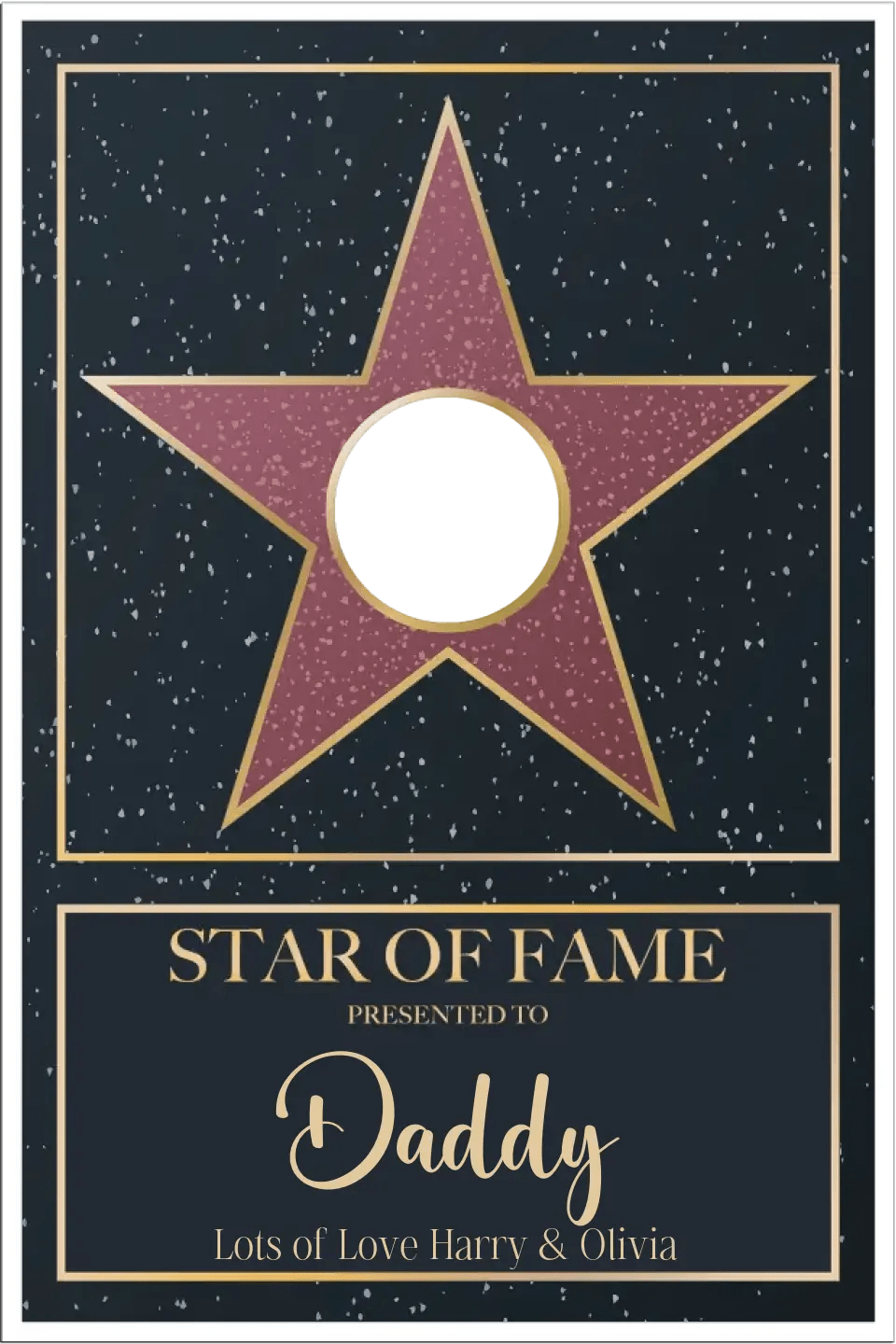 Star of Fame Framed Print